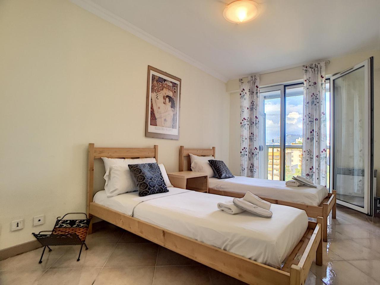 Nestor&Jeeves - Palais Renoir - By Sea - Free Parking Apartment Nice Bagian luar foto